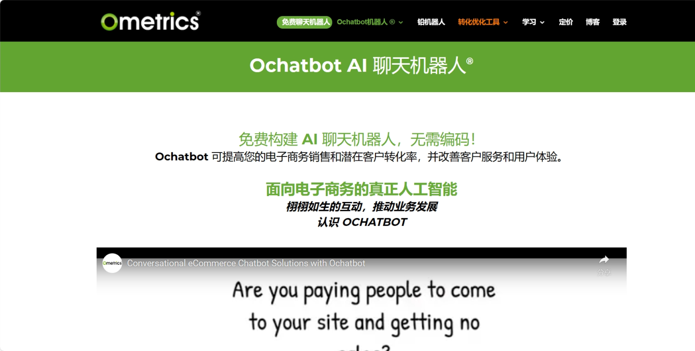 Ochatbot 网站截图