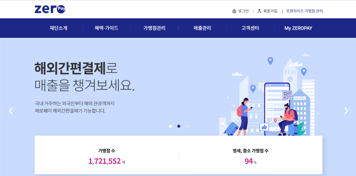 Zero Pay 网站截图