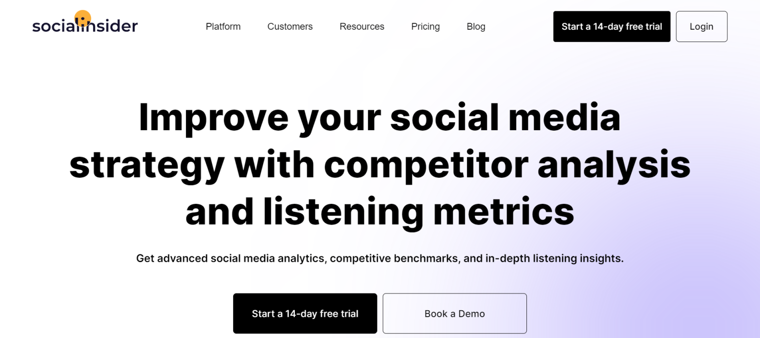 socialinsider 网站截图