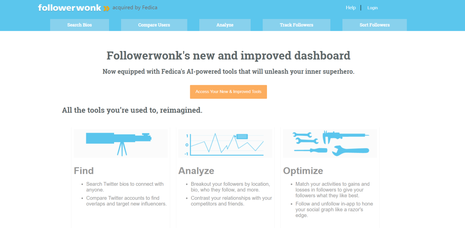 Followerwonk 网站截图