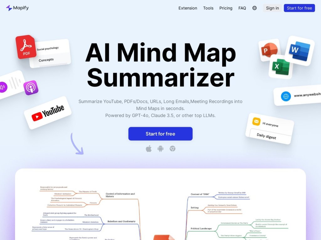 ChatMind 网站截图