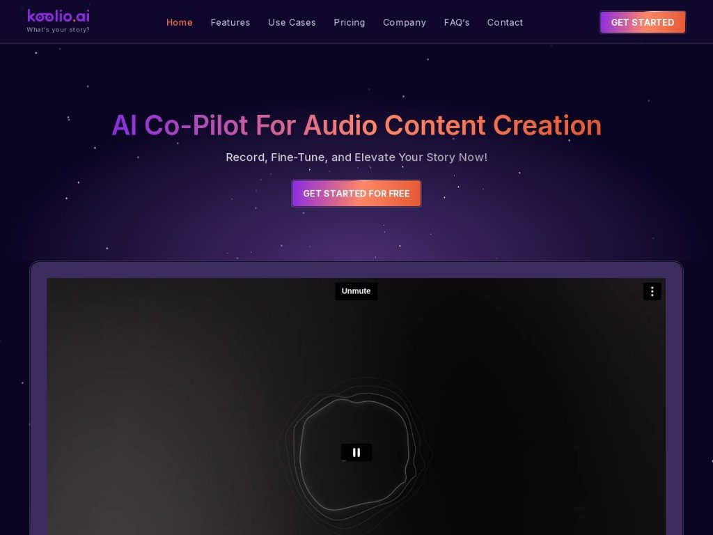 koolio.ai 网站截图