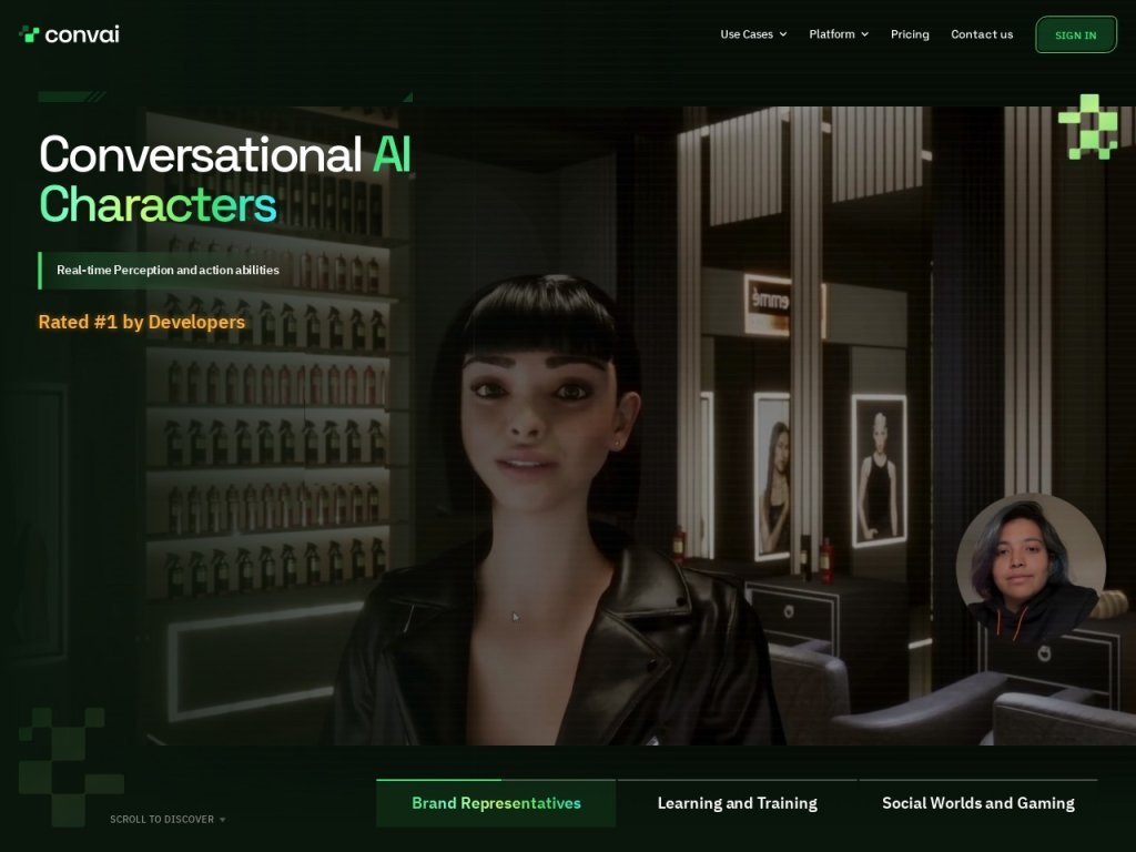 Convai Technologies Inc. 网站截图