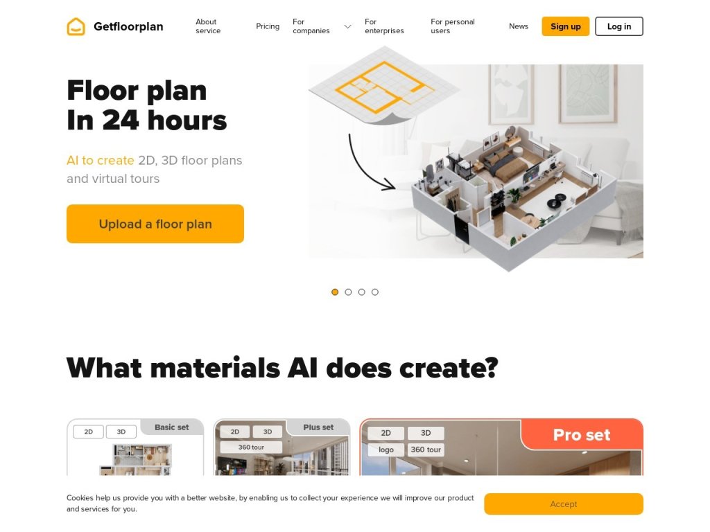 Getfloorplan 网站截图