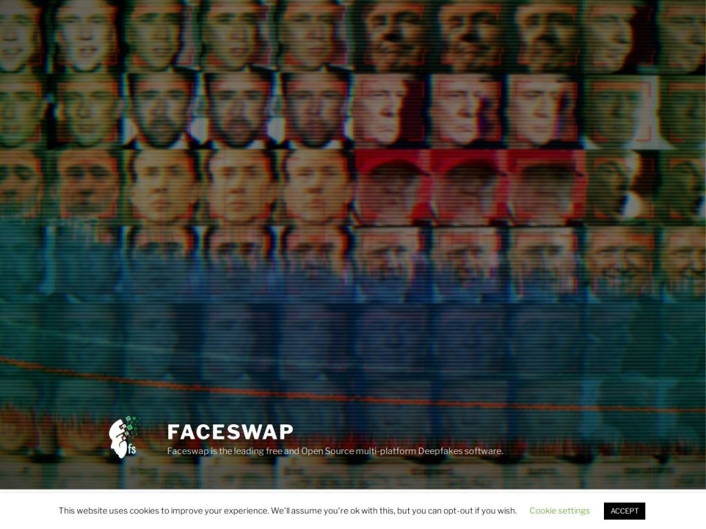 Faceswap 网站截图