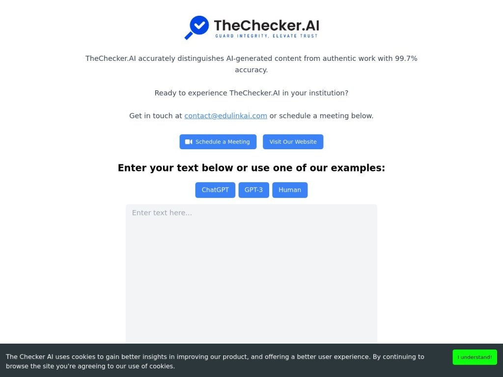 AI Cheat Check 网站截图