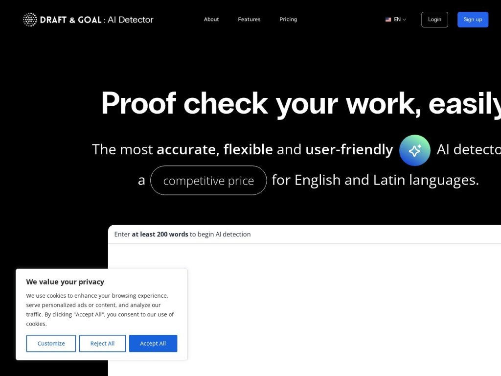 Draft&amp;#038;Goal-Detector 网站截图