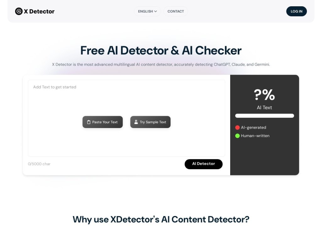 X Detector 网站截图