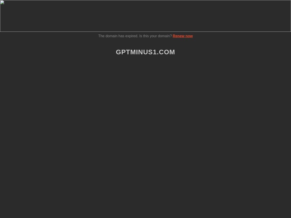 GPT-MINUS1 网站截图