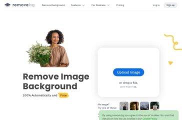 remove.bg 网站截图