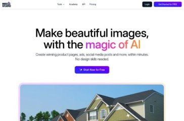 MagicStudio 网站截图