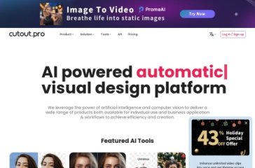 Cutout.Pro 网站截图