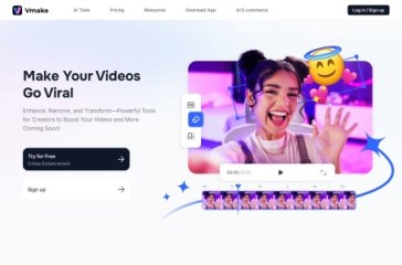 Vmake AI 网站截图