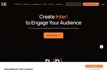 D-ID 网站截图