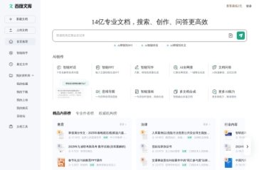 百度文库AI助手 网站截图