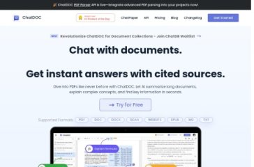 ChatDOC 网站截图