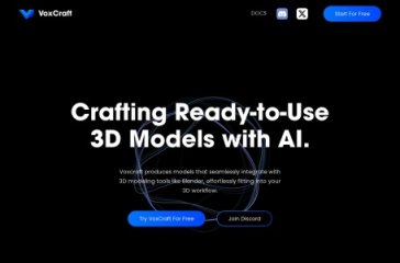 VoxCraft 网站截图