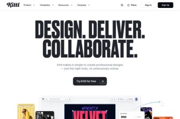 Kittl 网站截图