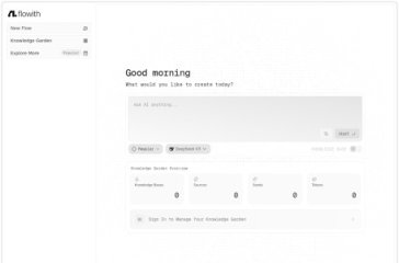 Flowith 网站截图