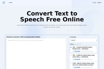 TextToSpeech 网站截图