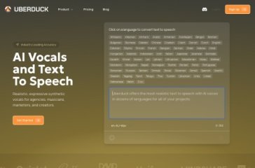 Uberduck 网站截图