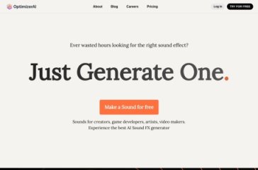 OptimizerAI 网站截图