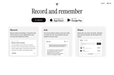 Voicenotes 网站截图