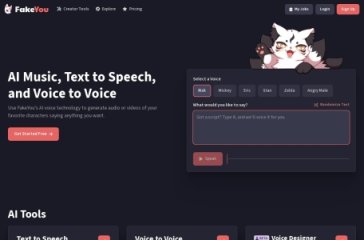 FakeYou 网站截图