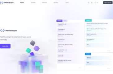 魔搭社区 网站截图