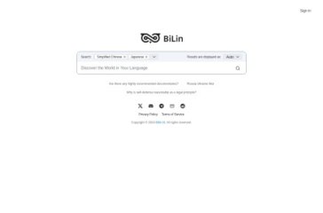 Bilin AI 网站截图