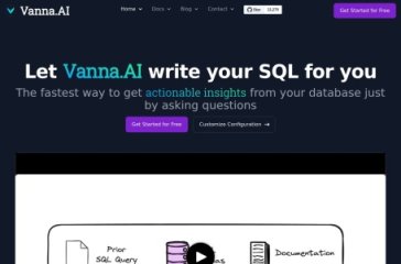 Vanna.AI 网站截图