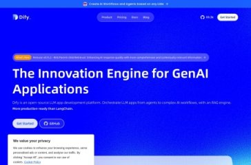 Dify.AI 网站截图
