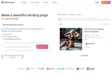 MakeLanding 网站截图