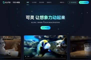 可灵大模型 网站截图