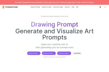 Drawing Prompt 网站截图