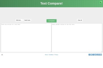 在线文本对比 网站截图