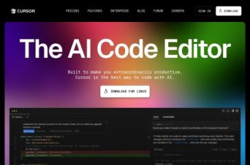 Cursor开发工具 网站截图
