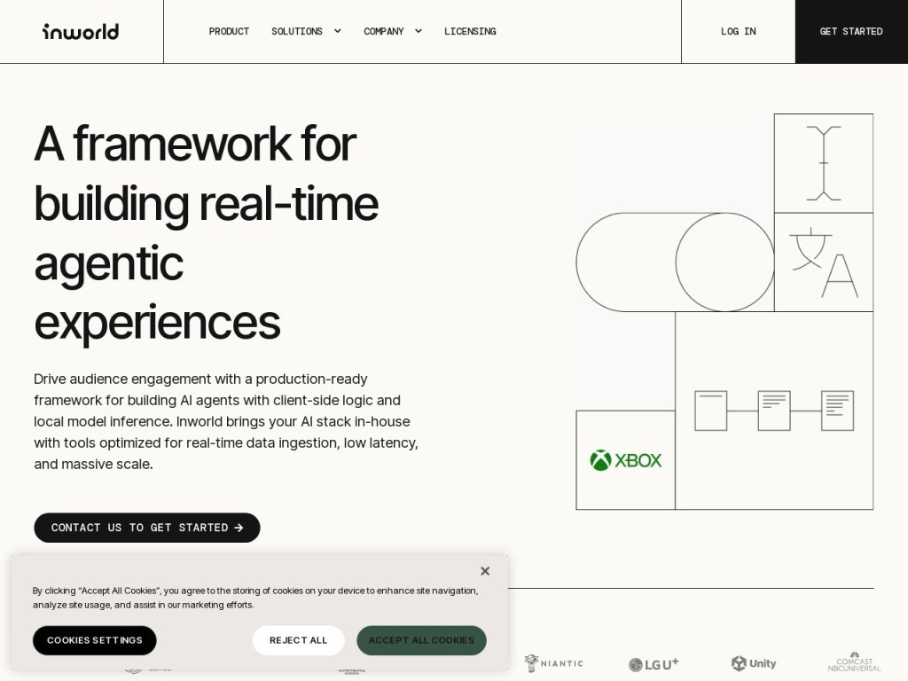 Inworld.ai 网站截图