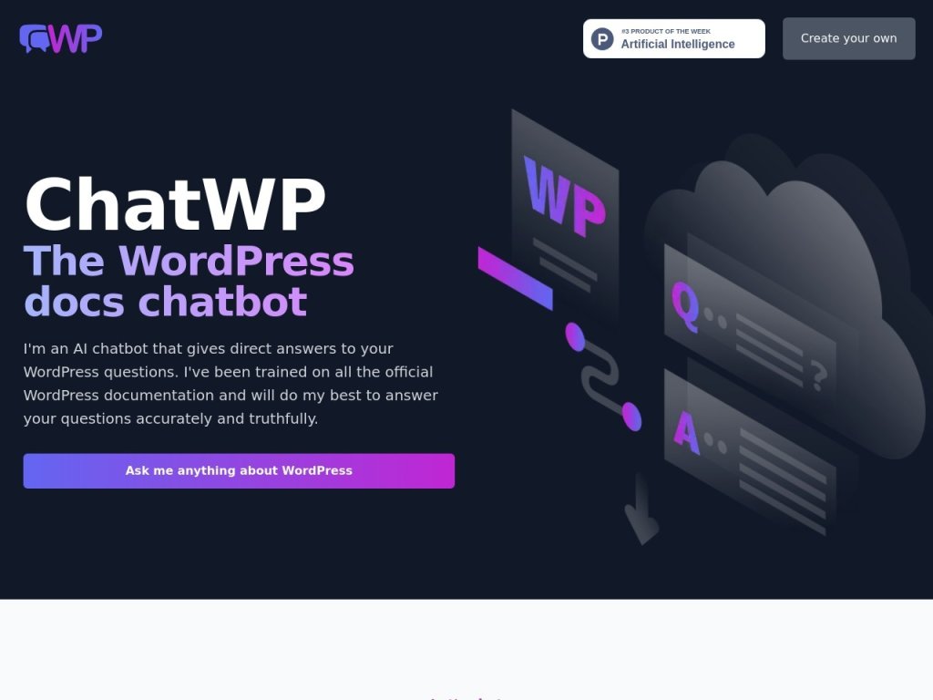 ChatWP 网站截图