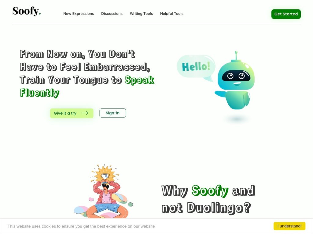 Soofy 网站截图