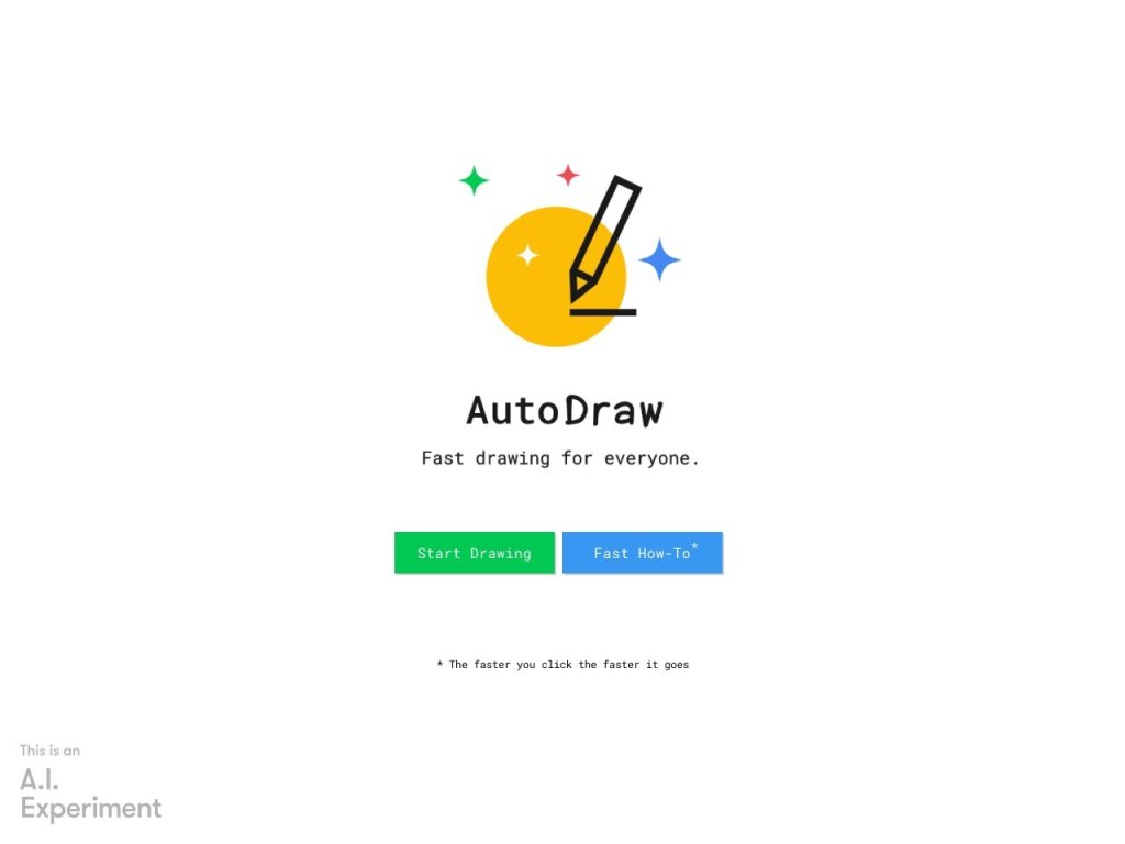 AutoDraw 网站截图