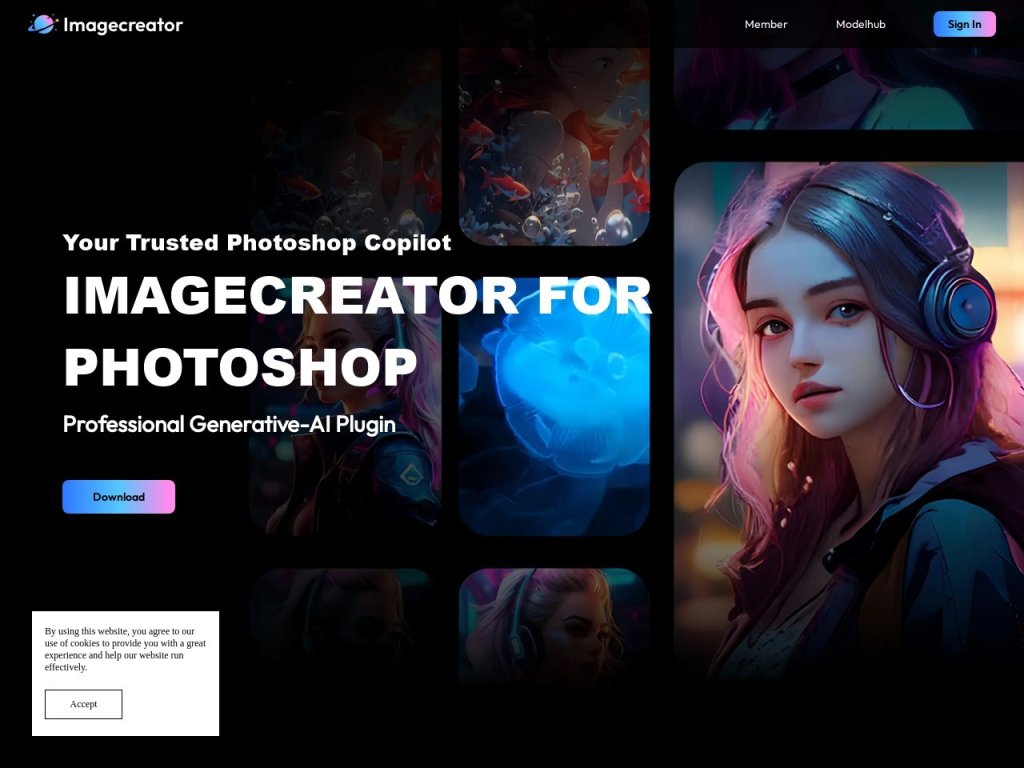 Image Creator 网站截图
