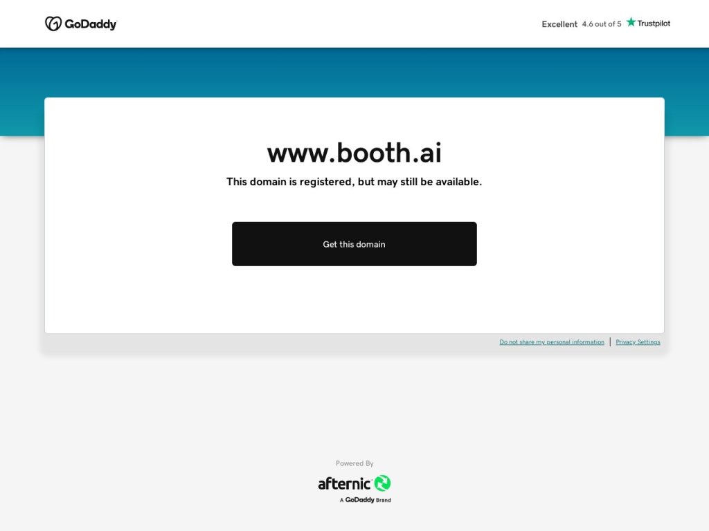 Booth.ai 网站截图