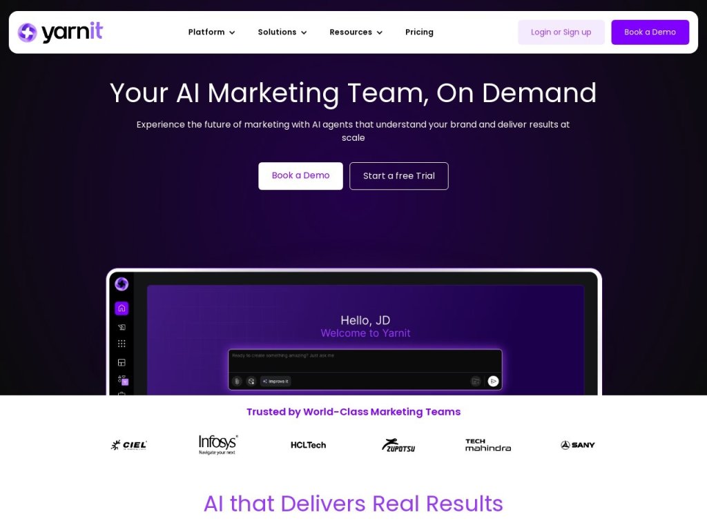 Yarnit | Digital Stories 网站截图