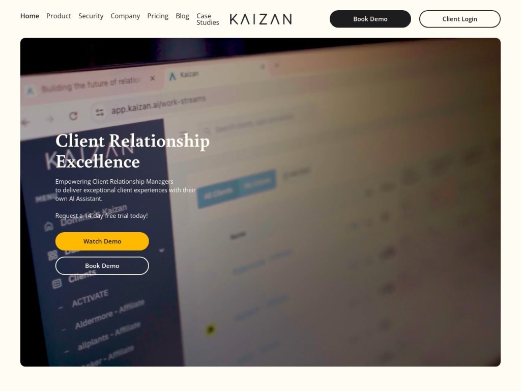 KAIZAN.ai 网站截图