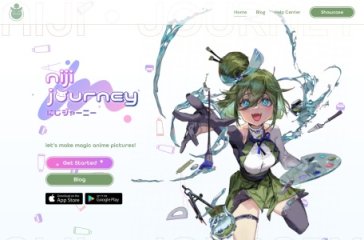 NijiJourney 网站截图