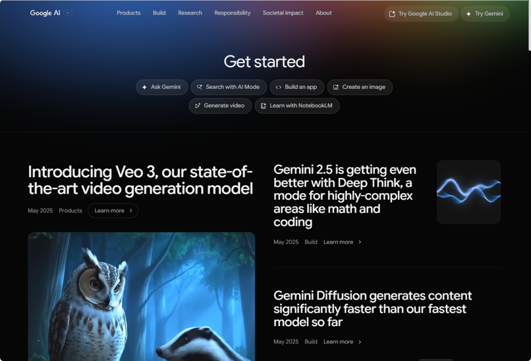 谷歌Google AI翻译站点