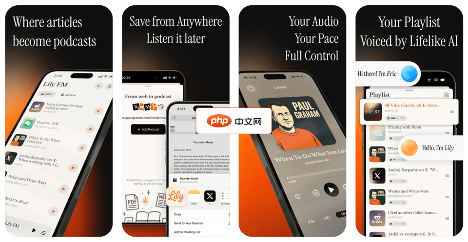 LilyFM 网站截图