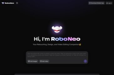 RoboNeo 美图旗下 网站截图
