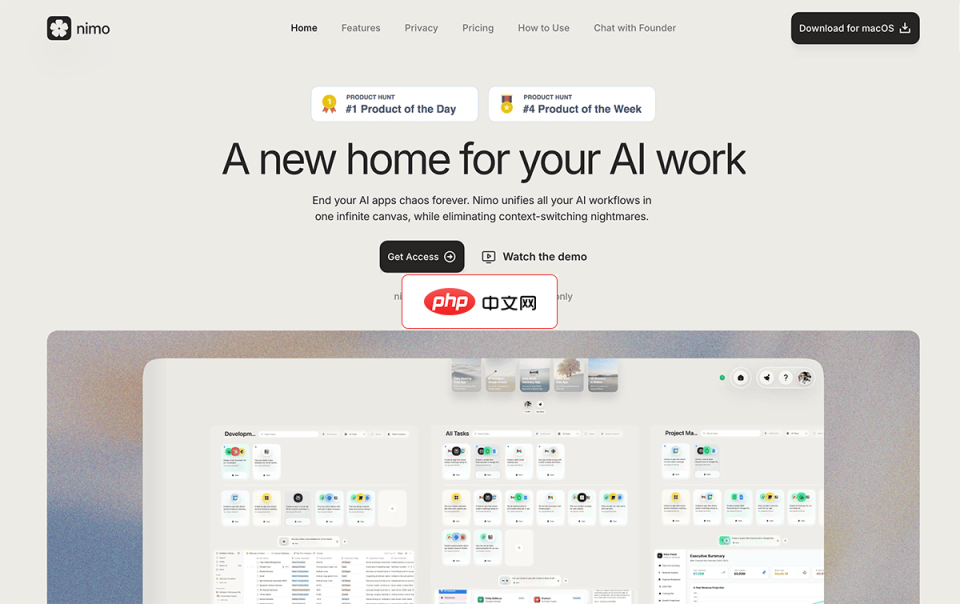 Nimo.space 网站截图